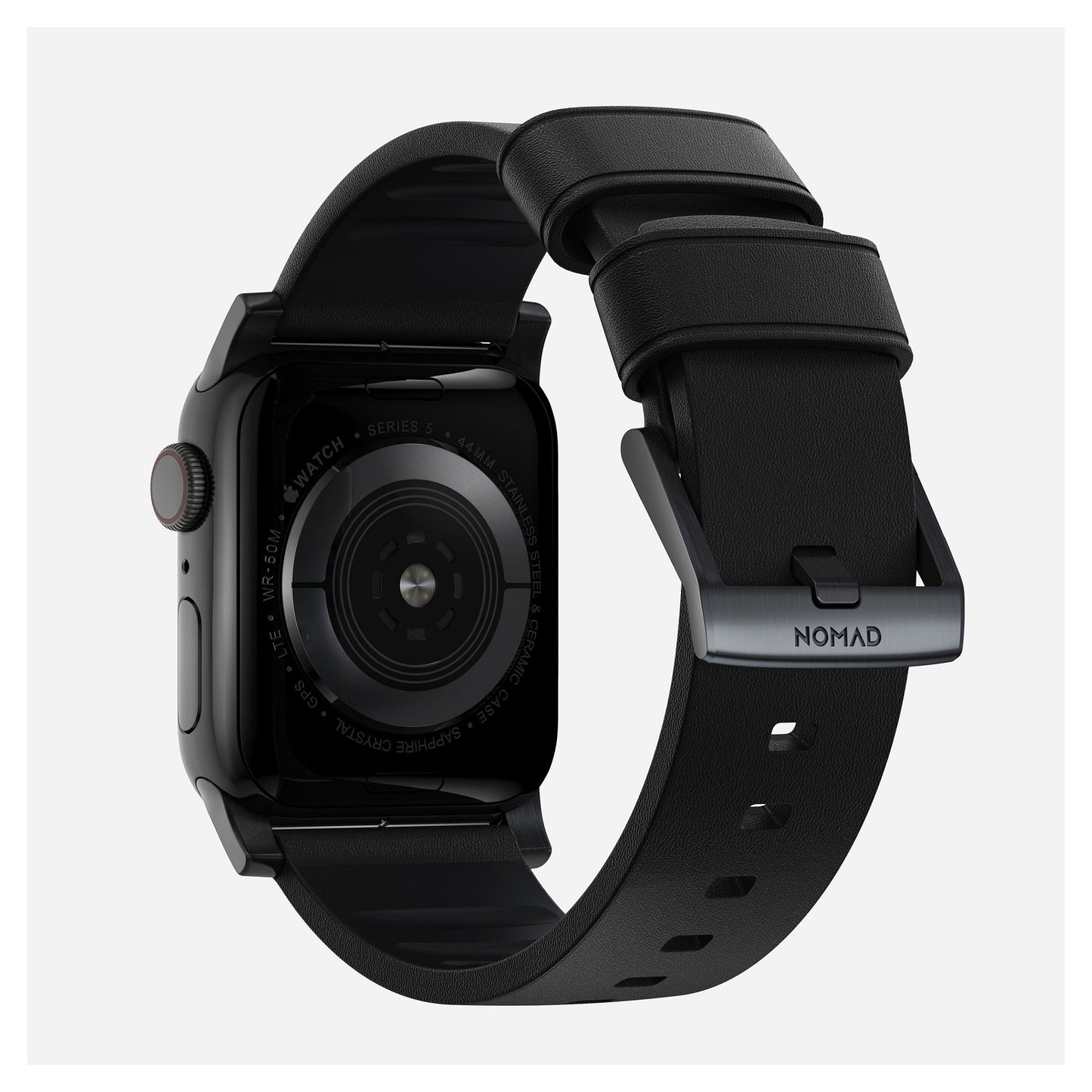 Nomad Modern Strap Blk Actv Lthr Connect Blk 42/44/45/49 ProV2