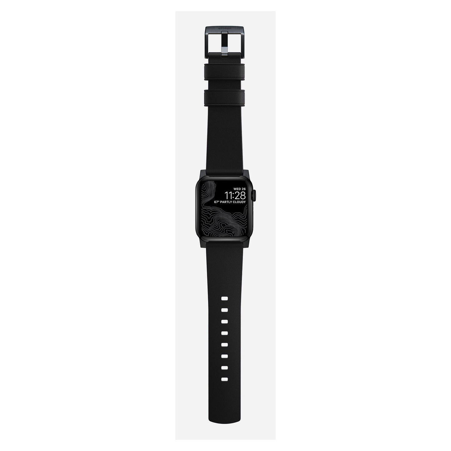 Nomad Modern Strap Blk Actv Lthr Connect Blk 42/44/45/49 ProV2