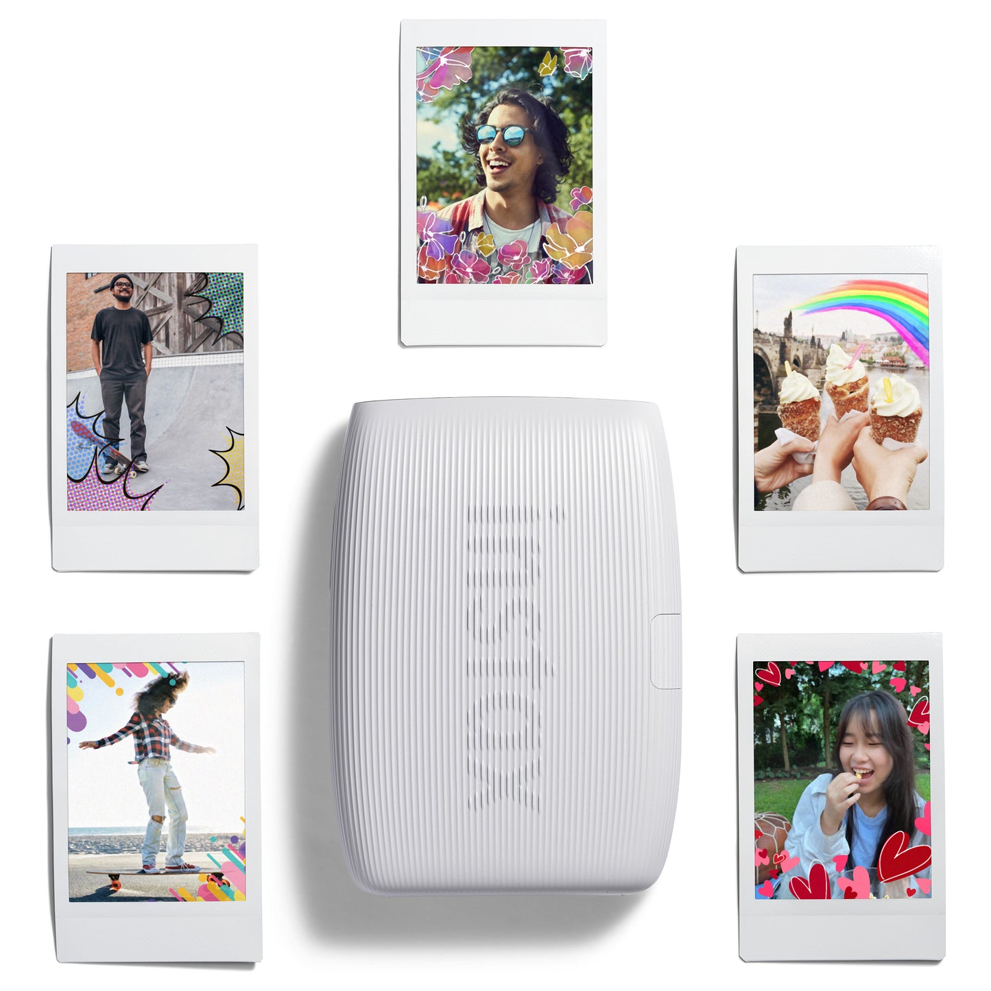 Fujifilm instax mini Link 3 EX D Clay White