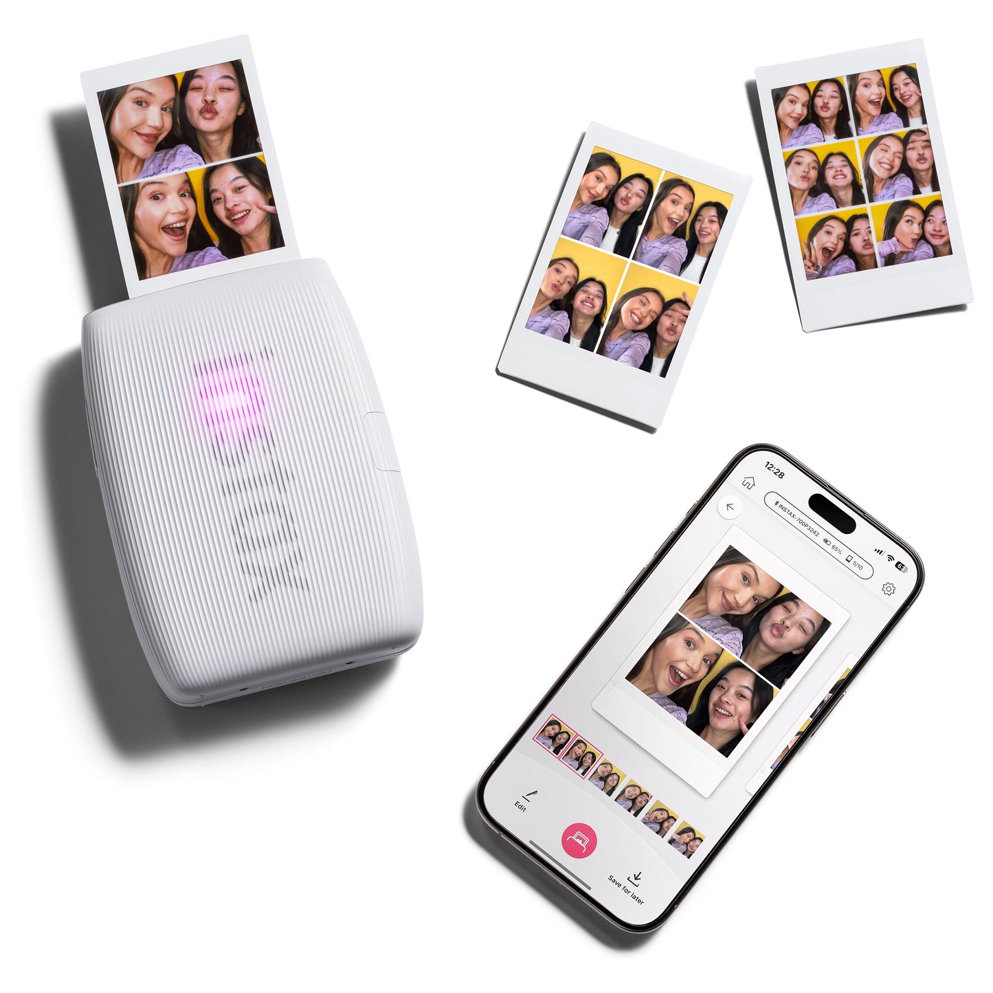 Fujifilm instax mini Link 3 EX D Clay White