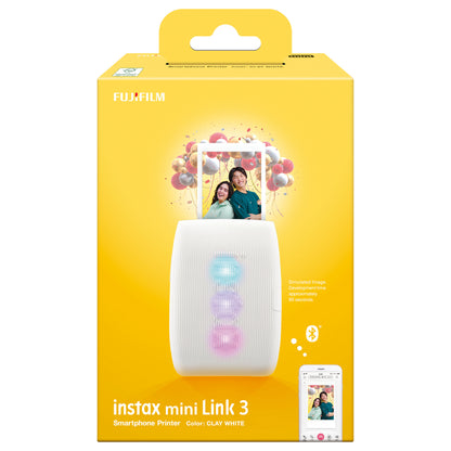 Fujifilm instax mini Link 3 EX D Clay White