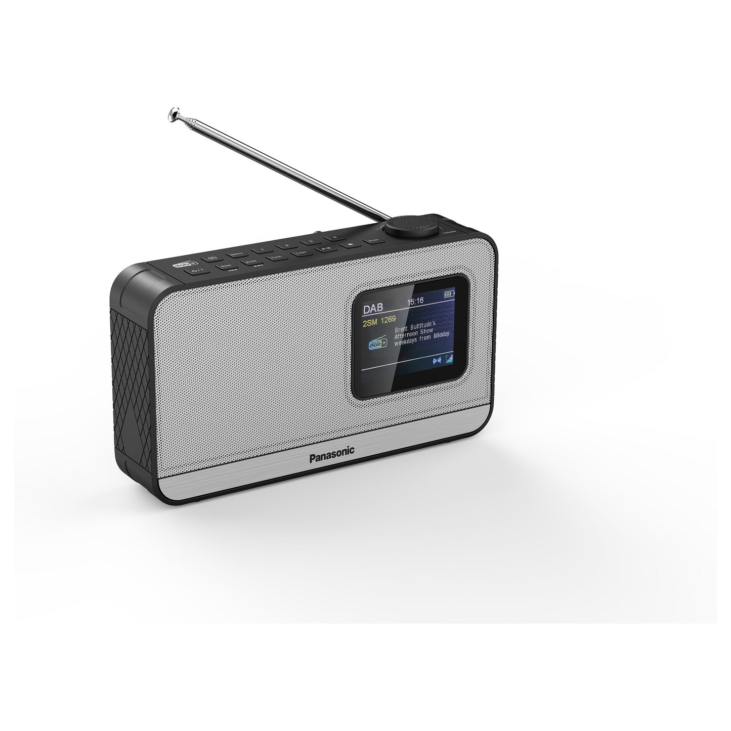 Panasonic RF-D15EG Tragbares DAB-Radio 3 Watt silver