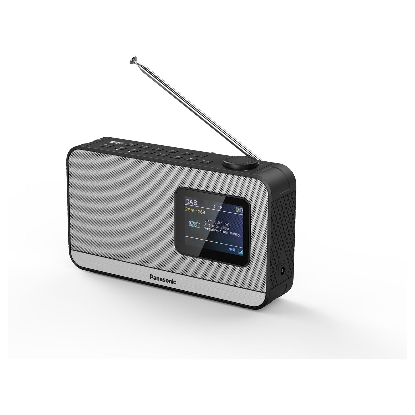 Panasonic RF-D15EG Tragbares DAB-Radio 3 Watt silver