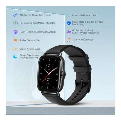 Amazfit GTS 2 Smartwatch Black