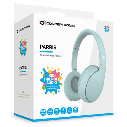 CONCEPTRONIC Headset Kids Wireless BT6.0/Mikro 85dB 10Std blue