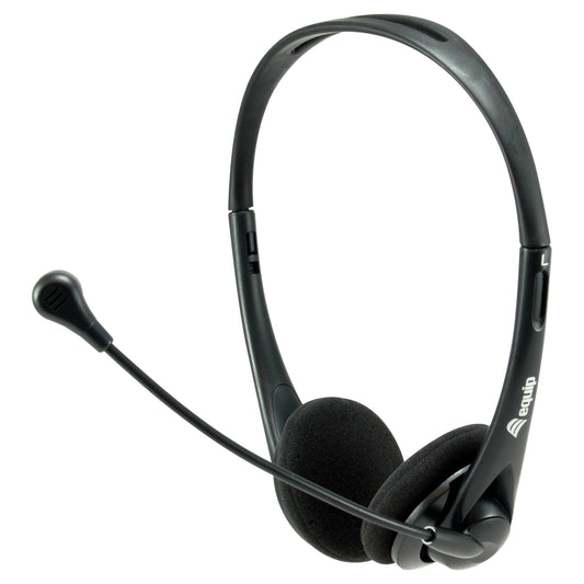Equip Stereo-Headset Wired mit Mikro 3,5mm 1.80m schwarz