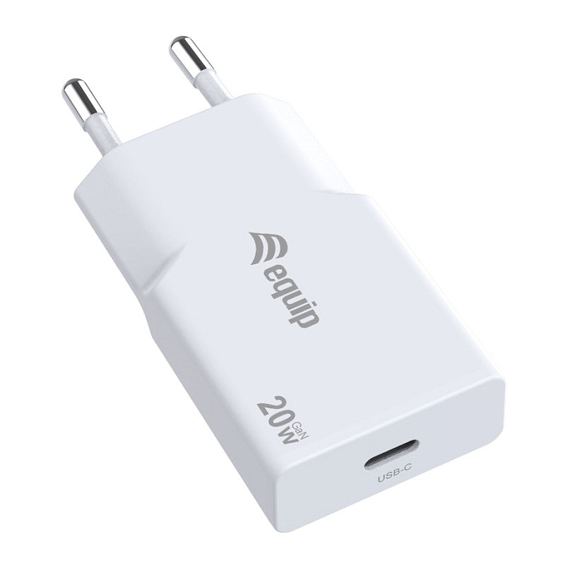 Equip Ladegerät 1Port USB-C PD3.0 GaN Slim 20W weiß