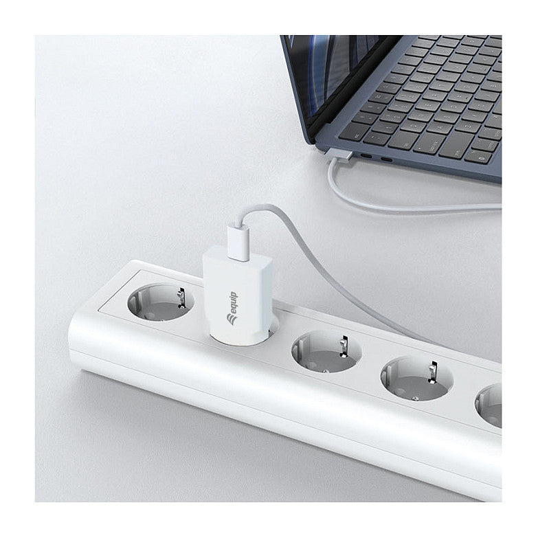 Equip Ladegerät 1Port USB-C PD3.0 GaN Slim 20W weiß