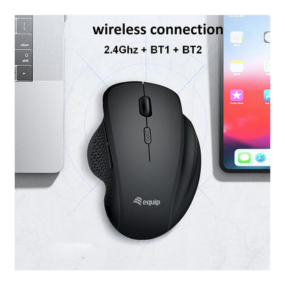 Equip Komfortmaus Wireless Dual Mode 6Btn Rechts schwarz
