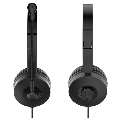 Equip Stereo-Headset Wired mit Mikro USB-A 2.00m schwarz