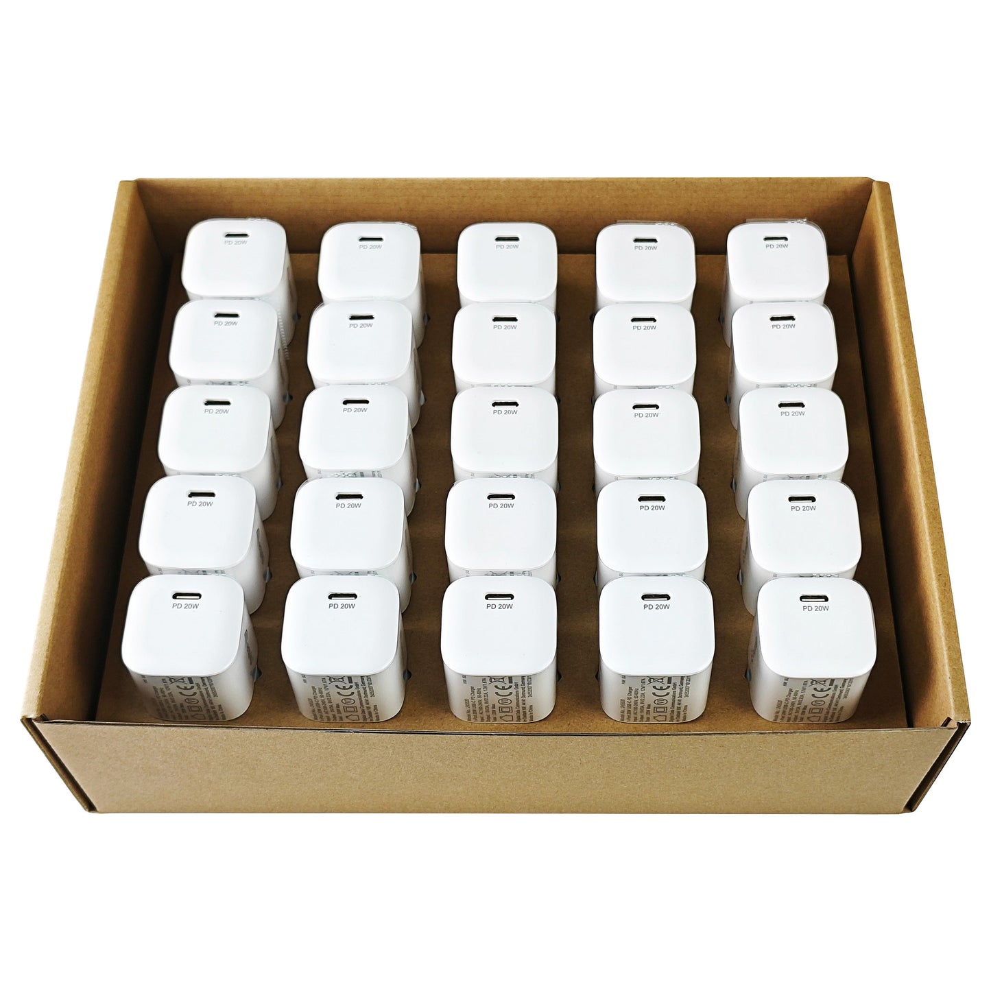 Equip Ladegerät 1Port USB-C PD3.0 25Stk 20W weiß