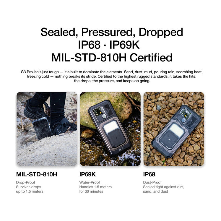 AGM MOBILE G3Pro Outdoor Smartphone 5G mit Wärmebildkamera