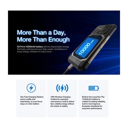 AGM MOBILE G3Pro Outdoor Smartphone 5G mit Wärmebildkamera