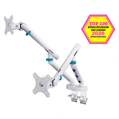 DIGITUS TIS dual '35' TFT, mech. Feder Max.10KG weiß