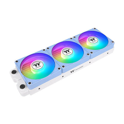 140mm Thermaltake CT140 EX ARGB Sync PC Cooling Fan Hydrangea Blue 3 Fan Pack