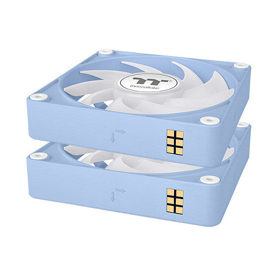 140mm Thermaltake CT140 EX ARGB Sync PC Cooling Fan Hydrangea Blue 3 Fan Pack