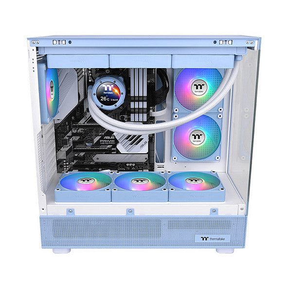 140mm Thermaltake CT140 EX ARGB Sync PC Cooling Fan Hydrangea Blue 3 Fan Pack