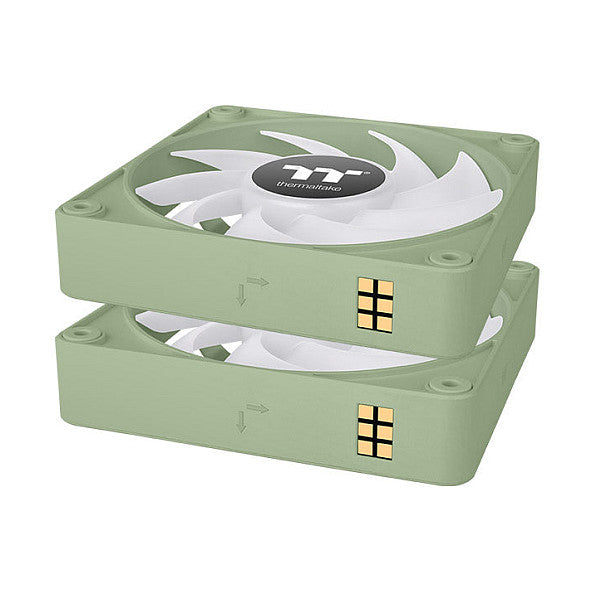 120mm Thermaltake CT120 EX ARGB Sync PC Cooling Fan Matcha Green 3 Fan Pack