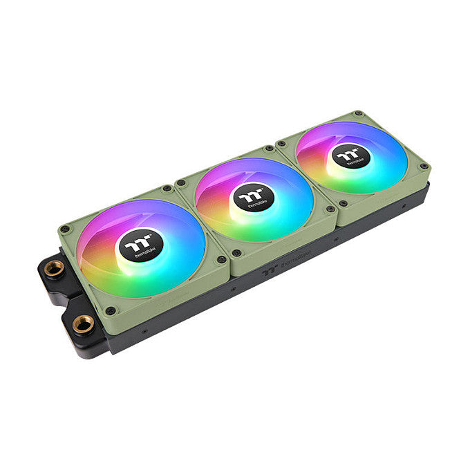 140mm Thermaltake CT140 EX ARGB Sync PC Cooling Fan Matcha Green 3 Fan Pack