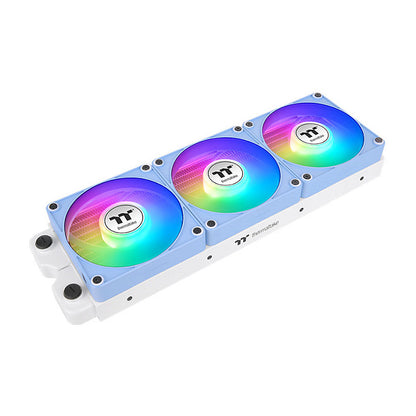 140mm Thermaltake CT140 EX Reverse ARGB Sync PC Cooling Fan Hydrangea Blue 3 Fan Pack