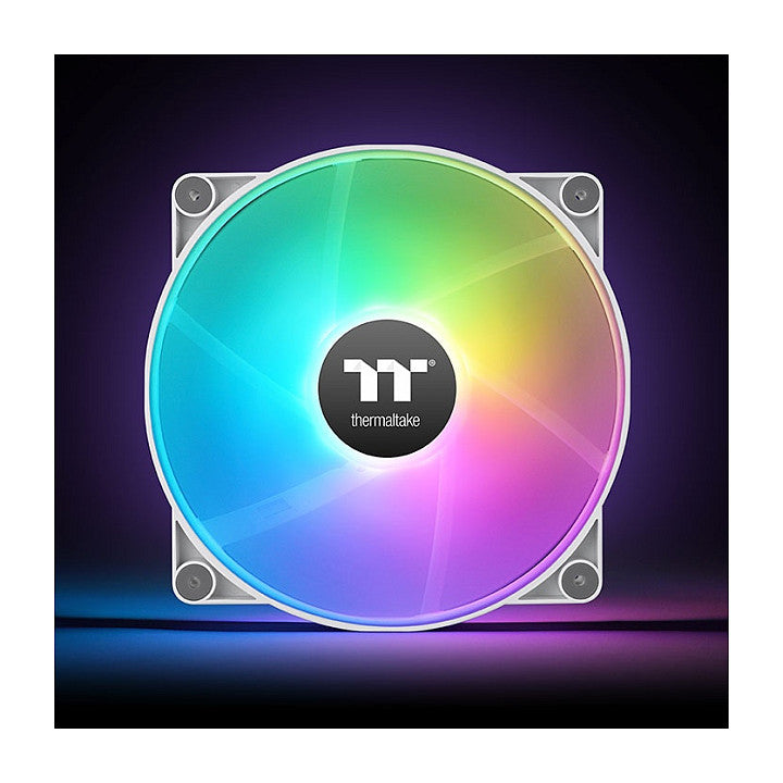 200mm Thermaltake CT200 ARGB Sync PC Cooling Fan White Single Pack