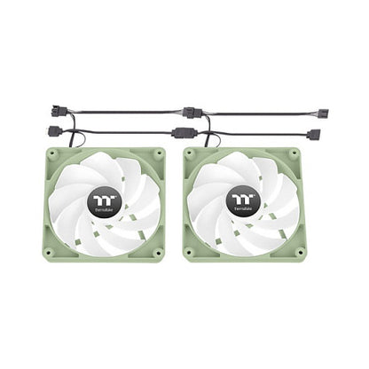 120mm Thermaltake CT120 ARGB Sync PC Cooling Fan Hydrangea Blue 2 Pack