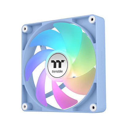 140mm Thermaltake CT140 ARGB Sync PC Cooling Fan Hydrangea Blue 2 Pack