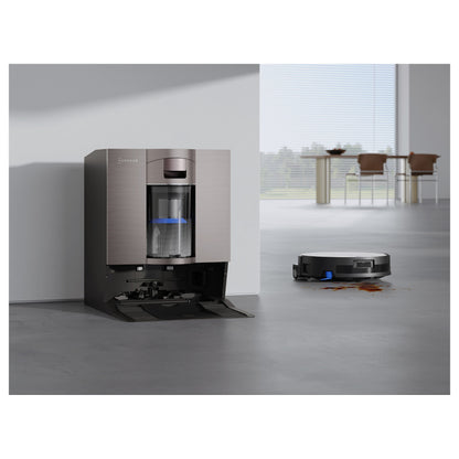 ECOVACS DEEBOT X11 OmniCyclone Schwarz Saug-Wisch-Roboter mit Reinigungsstation
