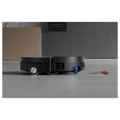 ECOVACS DEEBOT X11 OmniCyclone Schwarz Saug-Wisch-Roboter mit Reinigungsstation