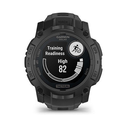 Garmin Instinct® 3 Solar Tactical Edition 50mm black mit Silikon-Wechselarmband 26 mm black