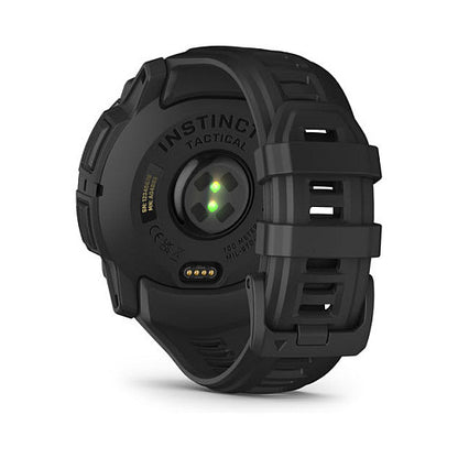 Garmin Instinct® 3 Solar Tactical Edition 50mm black mit Silikon-Wechselarmband 26 mm black