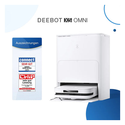 DEEBOT X5 OMNI (wei, inkl. All-in-One OMNI Station)