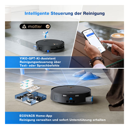 Deebot Saugroboter X9 PRO OMNI black