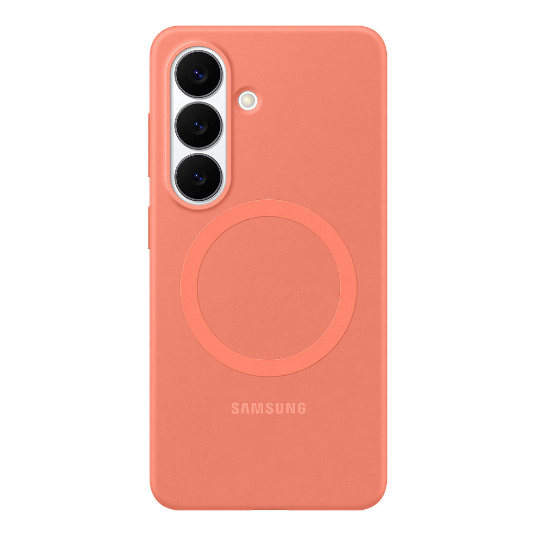 Samsung Silicone Magnet Case Galaxy S26, Coralred
