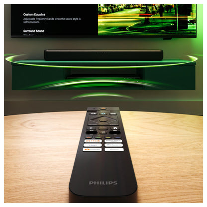 Philips Soundbar 2.1 TAB5309/10 mit kabellosem Subwoofer schwarz