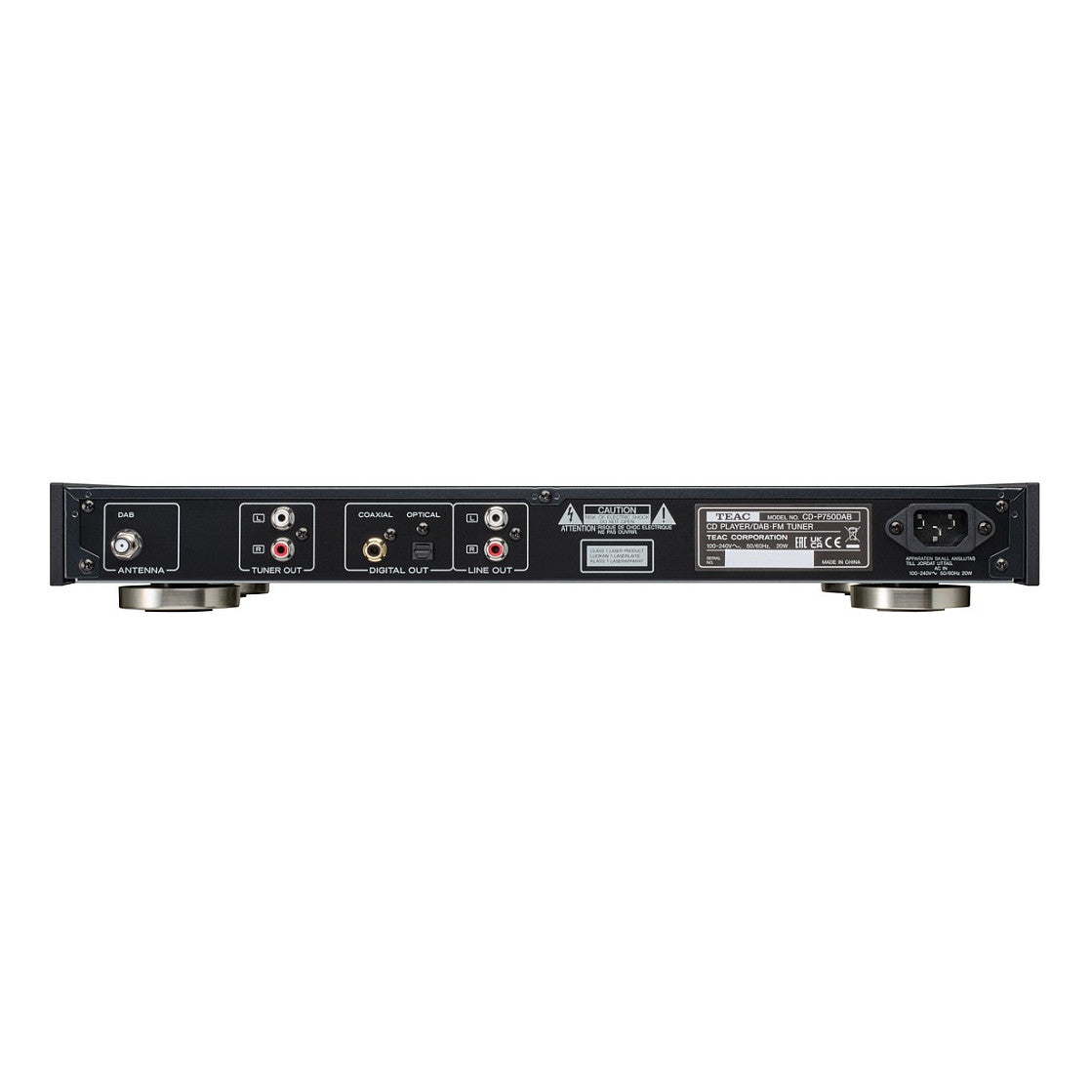 Teac CD-P750DAB-B CD-Player / DAB+ - FM Radio mit Bluetooth