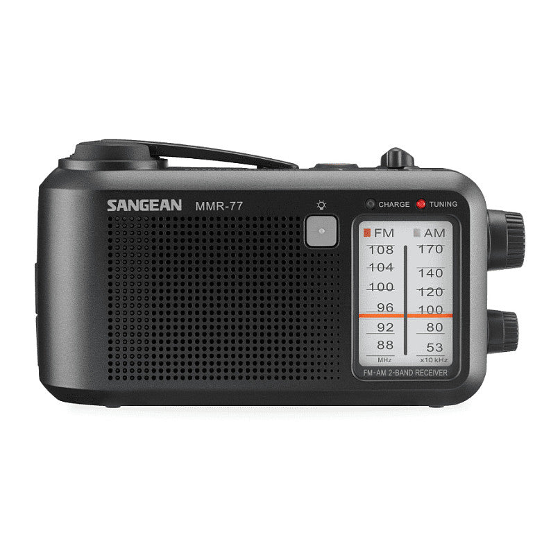 Sangean MMR-77 matt schwarz Notfall/Kurbel Radio