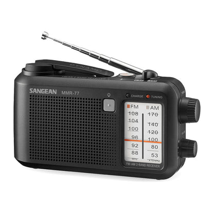 Sangean MMR-77 matt schwarz Notfall/Kurbel Radio