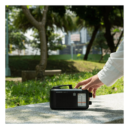 Sangean MMR-77 matt schwarz Notfall/Kurbel Radio