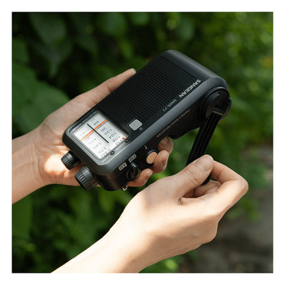 Sangean MMR-77 matt schwarz Notfall/Kurbel Radio