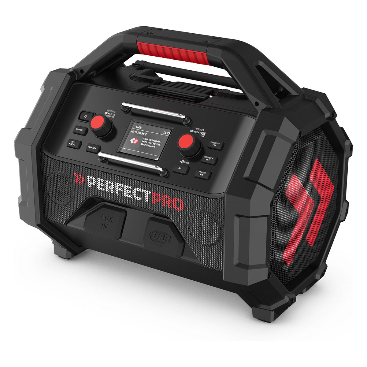 PerfectPro ROCKTAGON 18V Baustellenradio