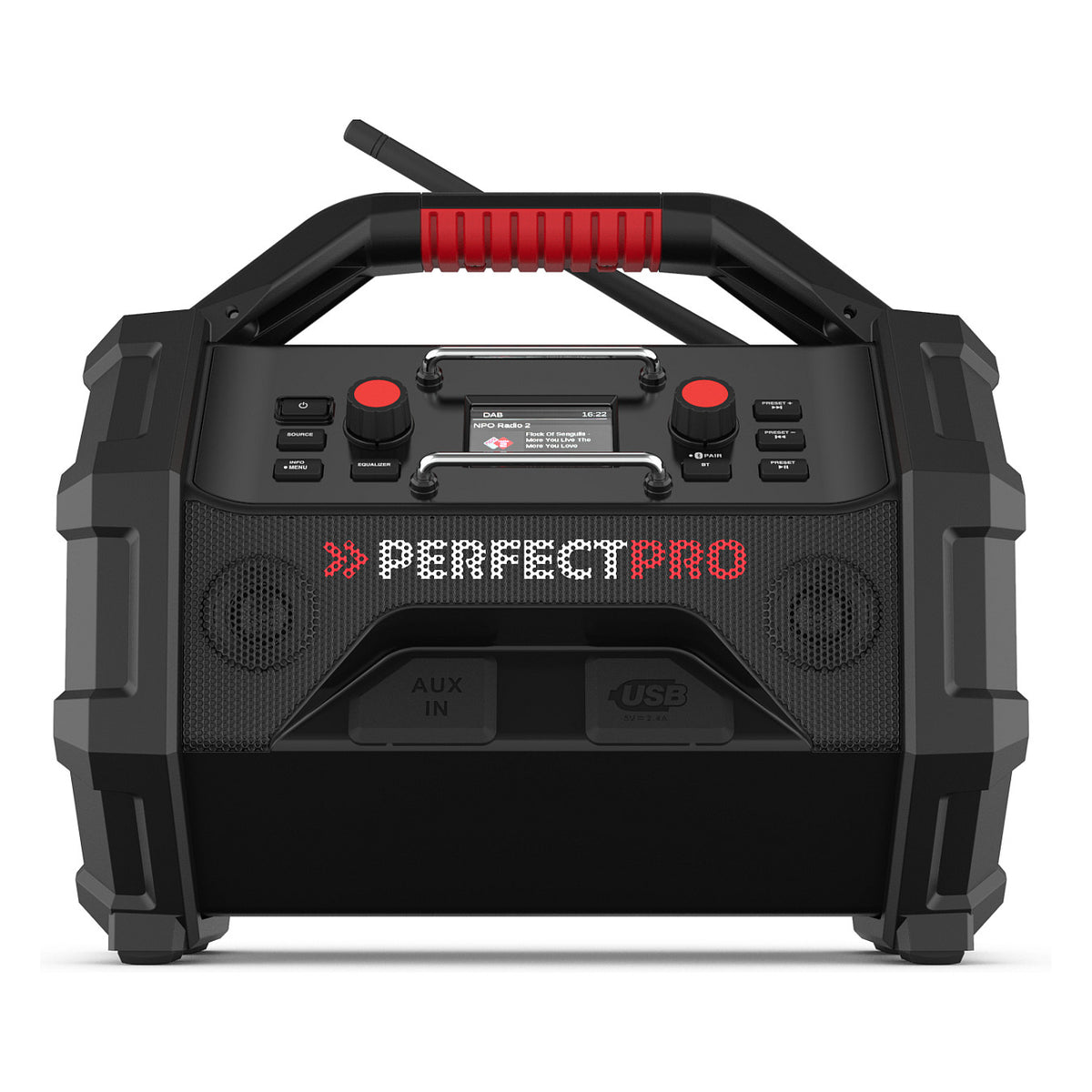 PerfectPro ROCKTAGON 18V Baustellenradio