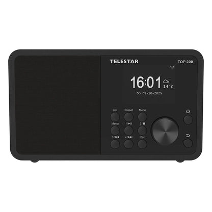 TELESTAR TOP 200 Schwarz Multifunktionsradios Stationär