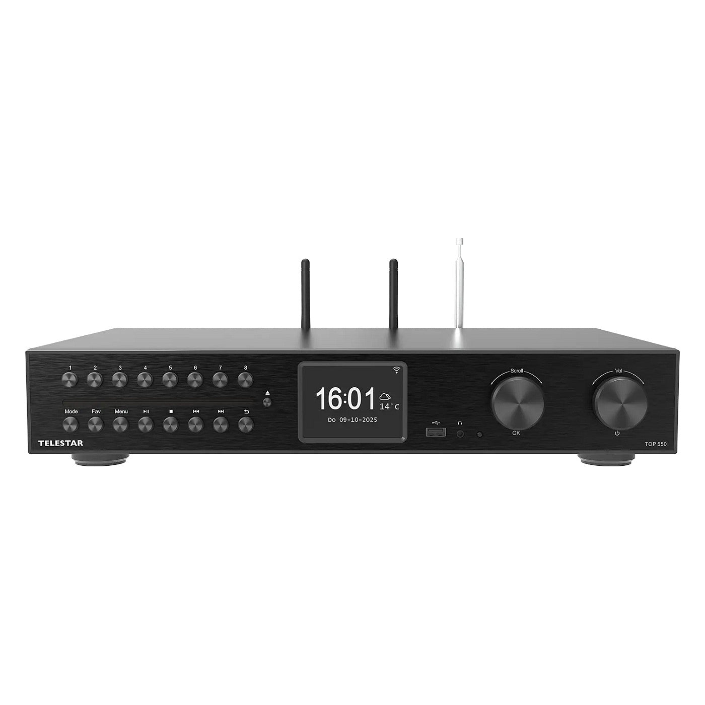 TELESTAR TOP 550 Schwarz Multifunktionsradios HiFi-Baustei