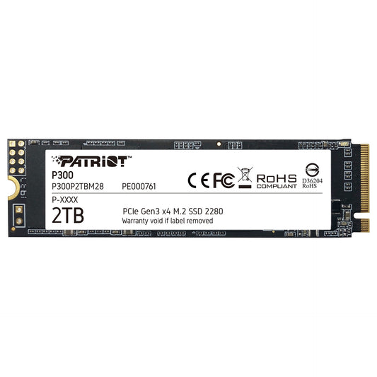 M.2 2TB Patriot P300 PCIe 3.0 2100/1650 PE761
