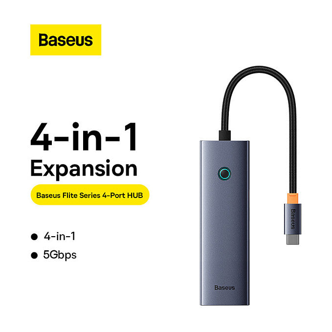 Baseus UltraJoy Series 4-Port HUB Type-C