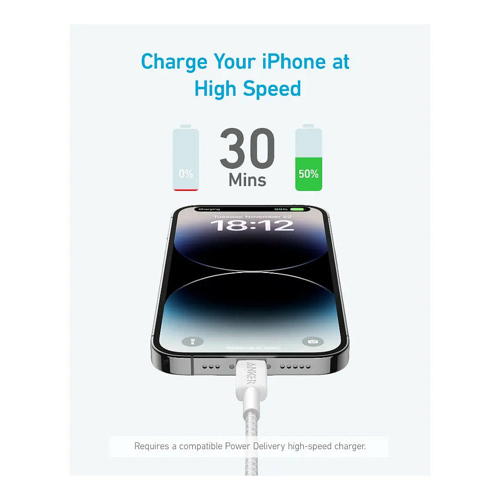 Anker 322 USB-C auf Lightning Kabel