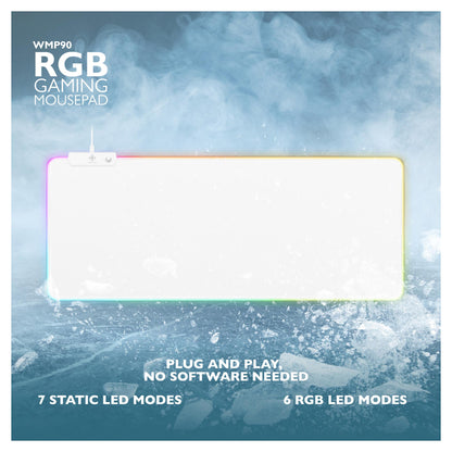Deltaco WMP90 RGB Gaming Mauspad XL