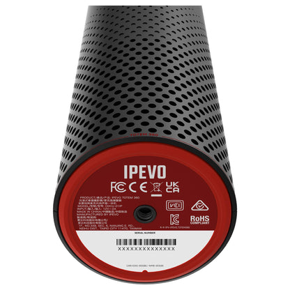 IPEVO TOTEM 360 Grad 4K Video-Konferenzkamera
