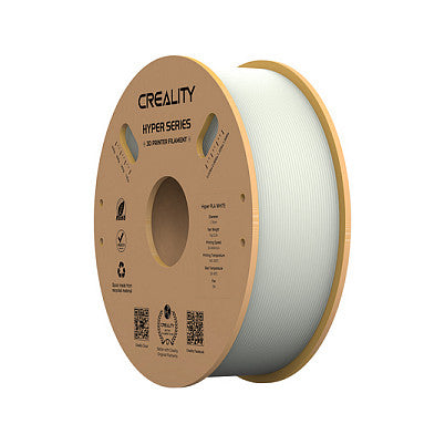 Creality Hyper PLA Filament White, 3D-Filament (wei, 1 kg, 1,75 mm, auf Rolle)